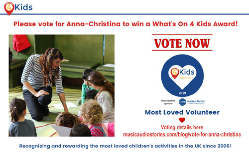 Anna-Christina nominated for a What's On 4 Kids Award - Vote now