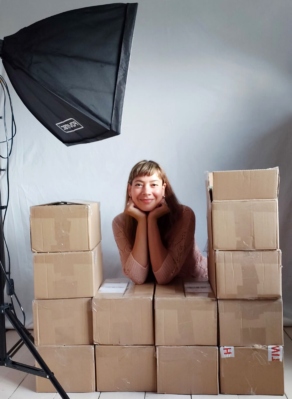 Anna-Christina from Music Audio Stories, unboxing picture books