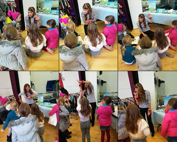 Anna-Christina doing part of her Storytime with the children at the Baby & Children's Market UK 2017