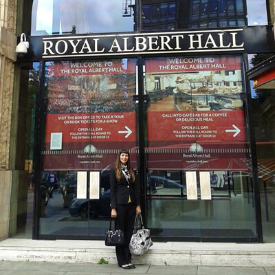 Anna-Christina at The Royal Albert Hall